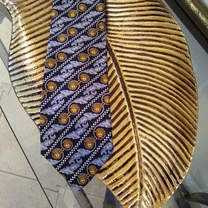 GIANNI VERSACE MENS VTG RARE SILK NECK TIE MEDUSA